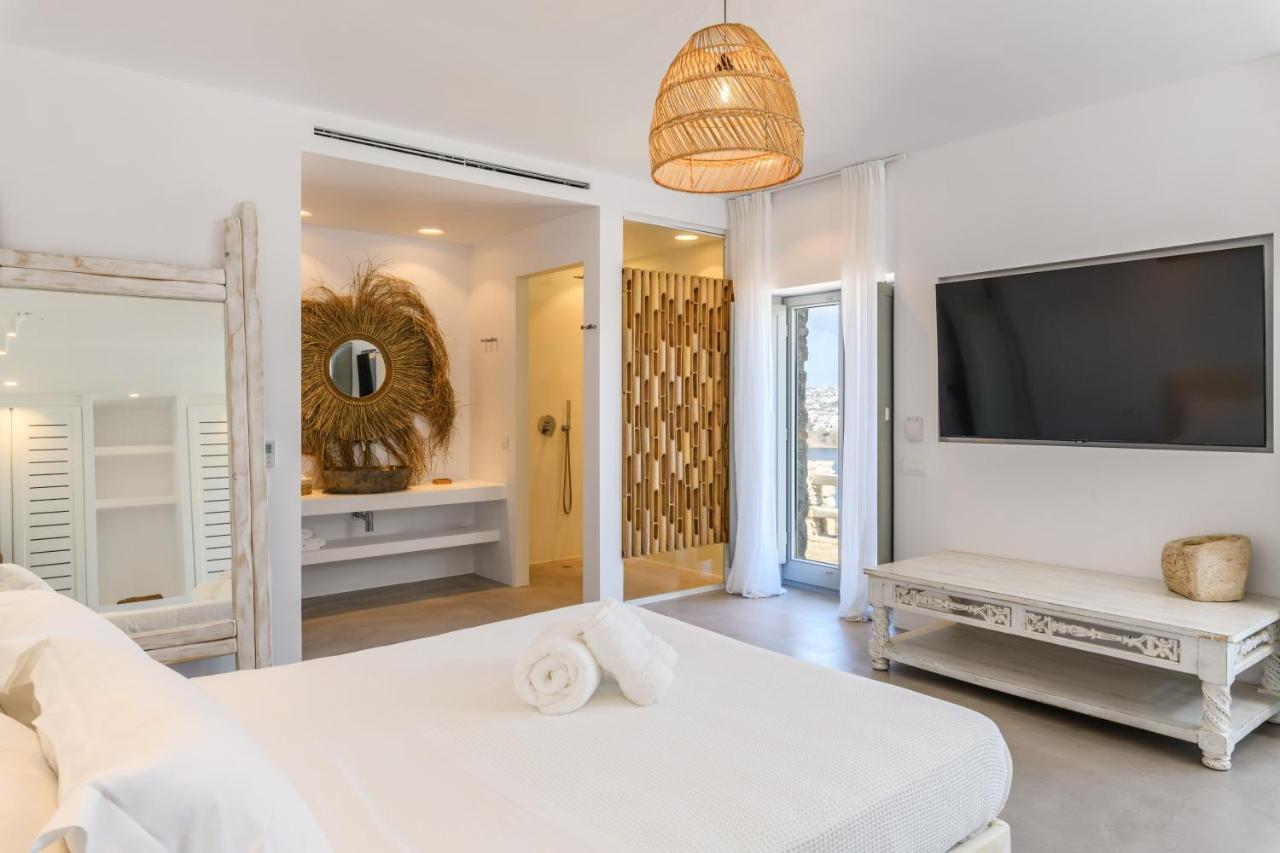 Villa Nerovino By Whitelist Mykonos オルノス エクステリア 写真