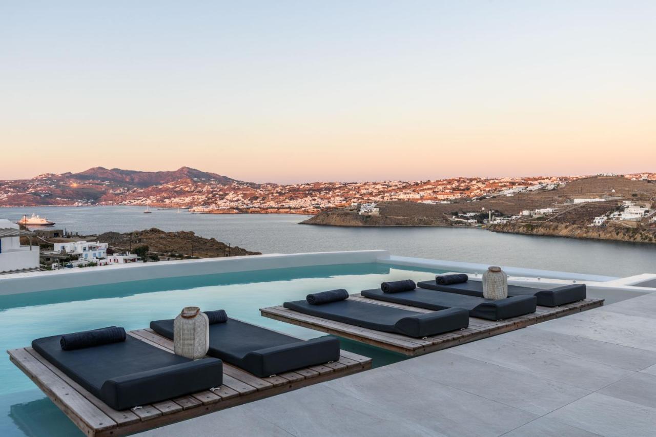 Villa Nerovino By Whitelist Mykonos オルノス エクステリア 写真