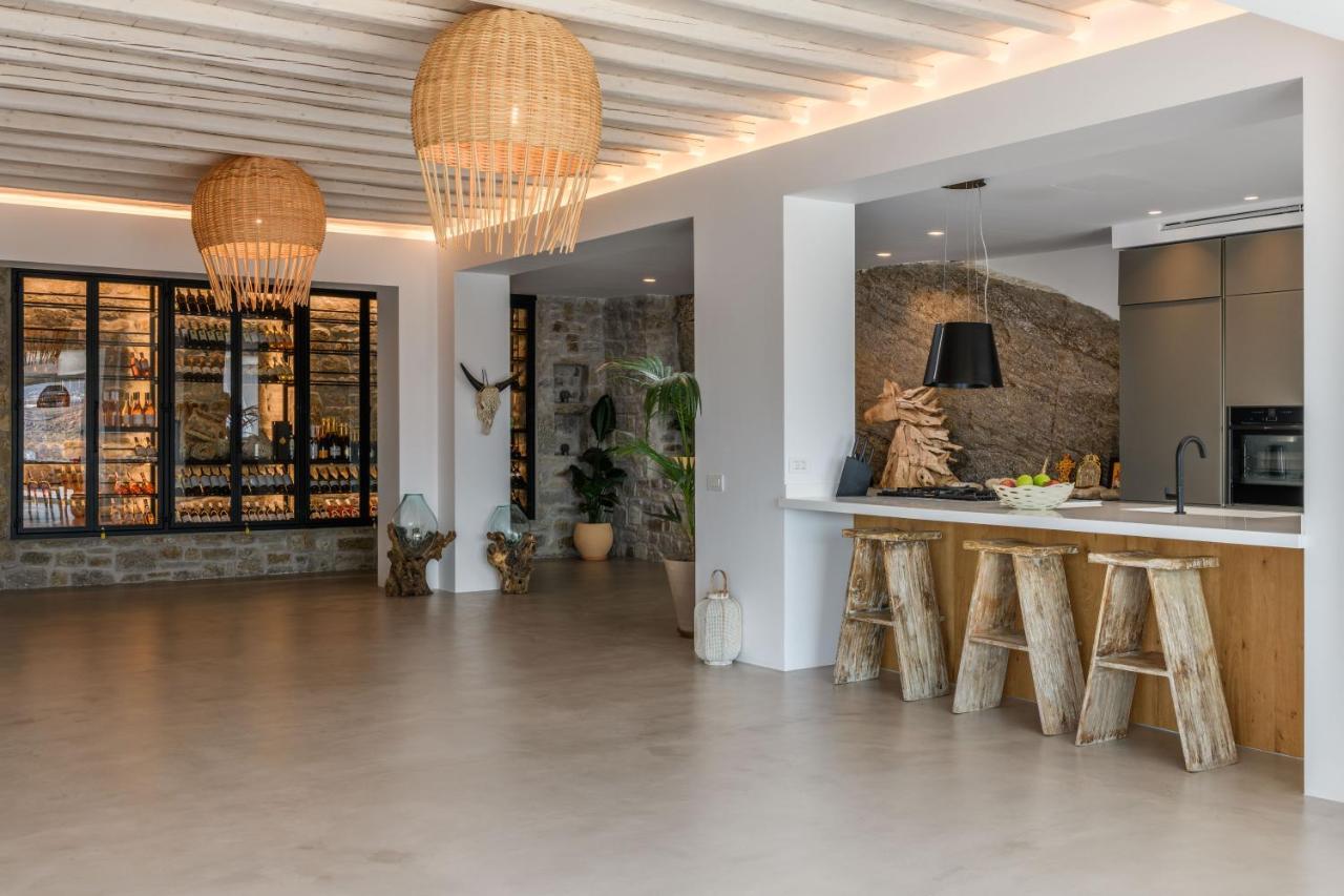 Villa Nerovino By Whitelist Mykonos オルノス エクステリア 写真