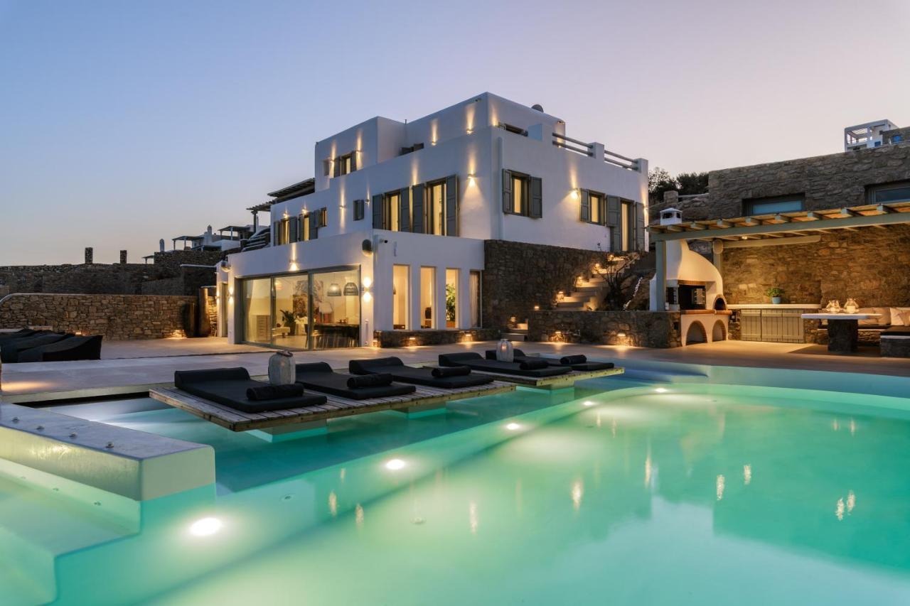 Villa Nerovino By Whitelist Mykonos オルノス エクステリア 写真