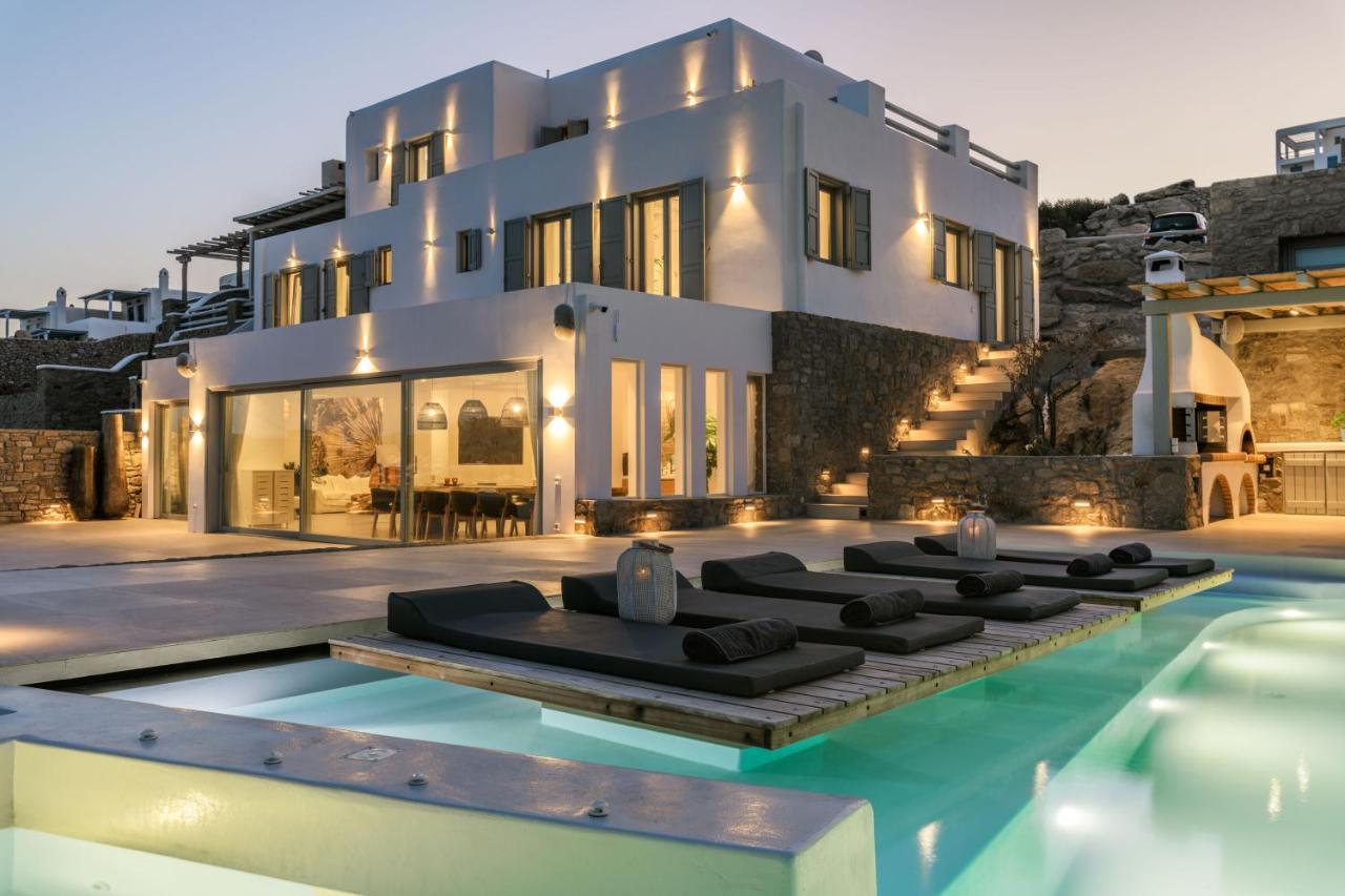 Villa Nerovino By Whitelist Mykonos オルノス エクステリア 写真